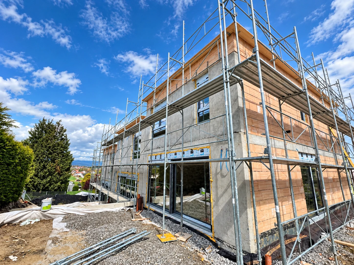 Construction de 3 villas à Domdidier